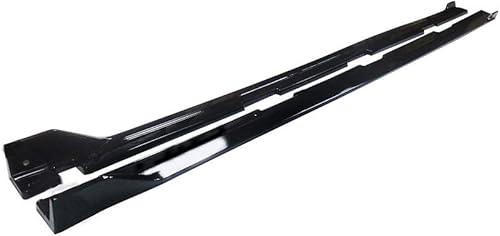 Miniatura 4 de NINTE Faldones laterales para modelos Honda Civic Sedan 2016-2021, paneles de extensión de labio ABS negro brillante