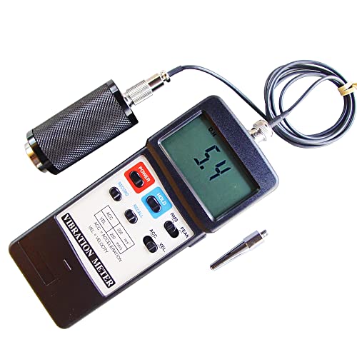 digital vibration meter mechanical vibration meters for industrial use handheld vibration analyzer portable vibration meter for equipment diagnostics model vb-8202