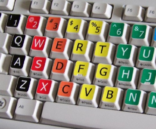 Learning Large Lettering (Upper CASE) English Colored Stickers for Keyboard - Image 6