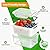 PRAKI 5-Pack Large Fruit Storage Containers for Fridge with Removable Colander, 2 in 1 Produce Storage Containers, BPA-Free Fridge Organizers and Storage Keep Fruits, Vegetables, Berry Fresh Longer