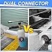 Tool Daily Foam Cannon with Dual Connector Accessory, 1/4 Inch Quick Connector, 5 Pressure Washer Nozzle Tips, 1 Liter