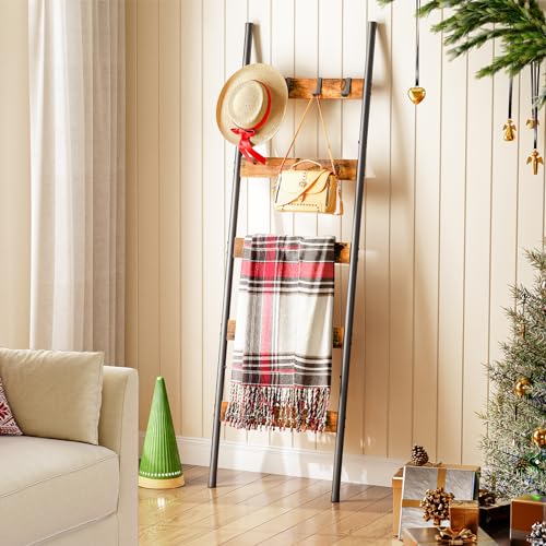 Hoobro BF52CJ01 Blanket Ladder, 5-Tier Towel Rack thumb #8