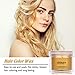 Hair Color Wax Blonde, Ultikare Instant Hair Dye Cream Mud Washable Temporary Hair Dye Natural Hairstyle Color Pomade for Party, Cosplay, Halloween (Gold)