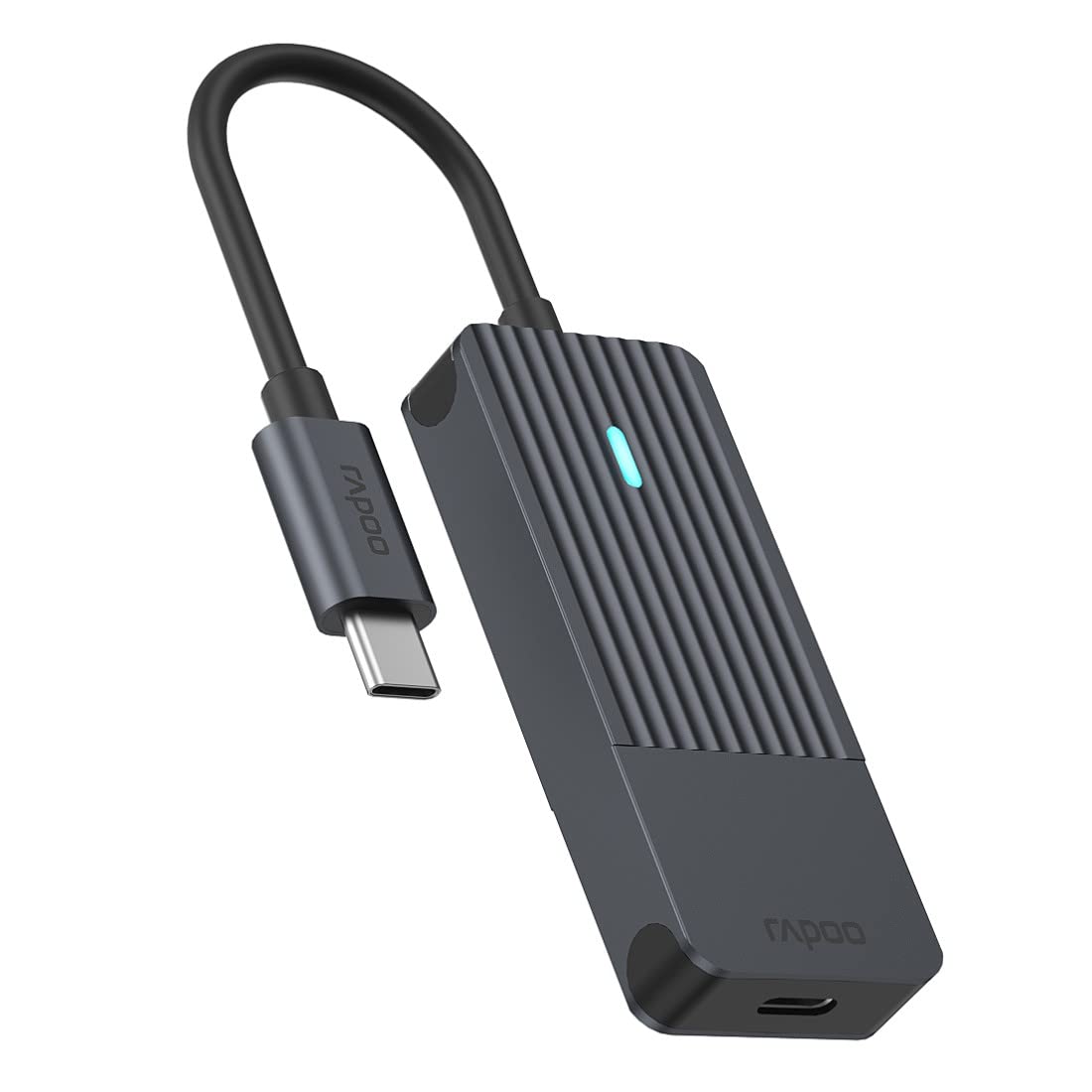 Rapoo USB-C Hub Gris USB-C vers USB-C