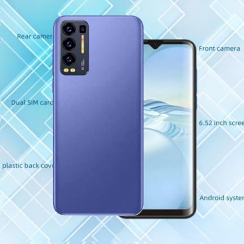 Miniatura 3 de Teléfono celular desbloqueado de 6.52 pulgadas para Android, teléfono celular desbloqueado S88U, tarjeta SIM dual, 1 GB RAM 16 GB ROM, compatible