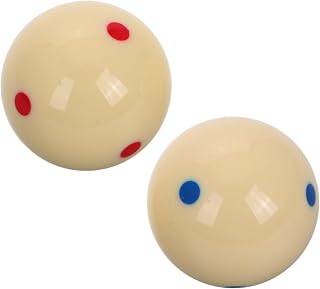 INOOMP 2 Piezas Bola Blanca De Entrenamiento De Billar Pelota De Juego Blanca Bola De Entrenamiento De Billar Bolas De Billar Bola De Billar Suministros De Billar Bolas Blancas Resina