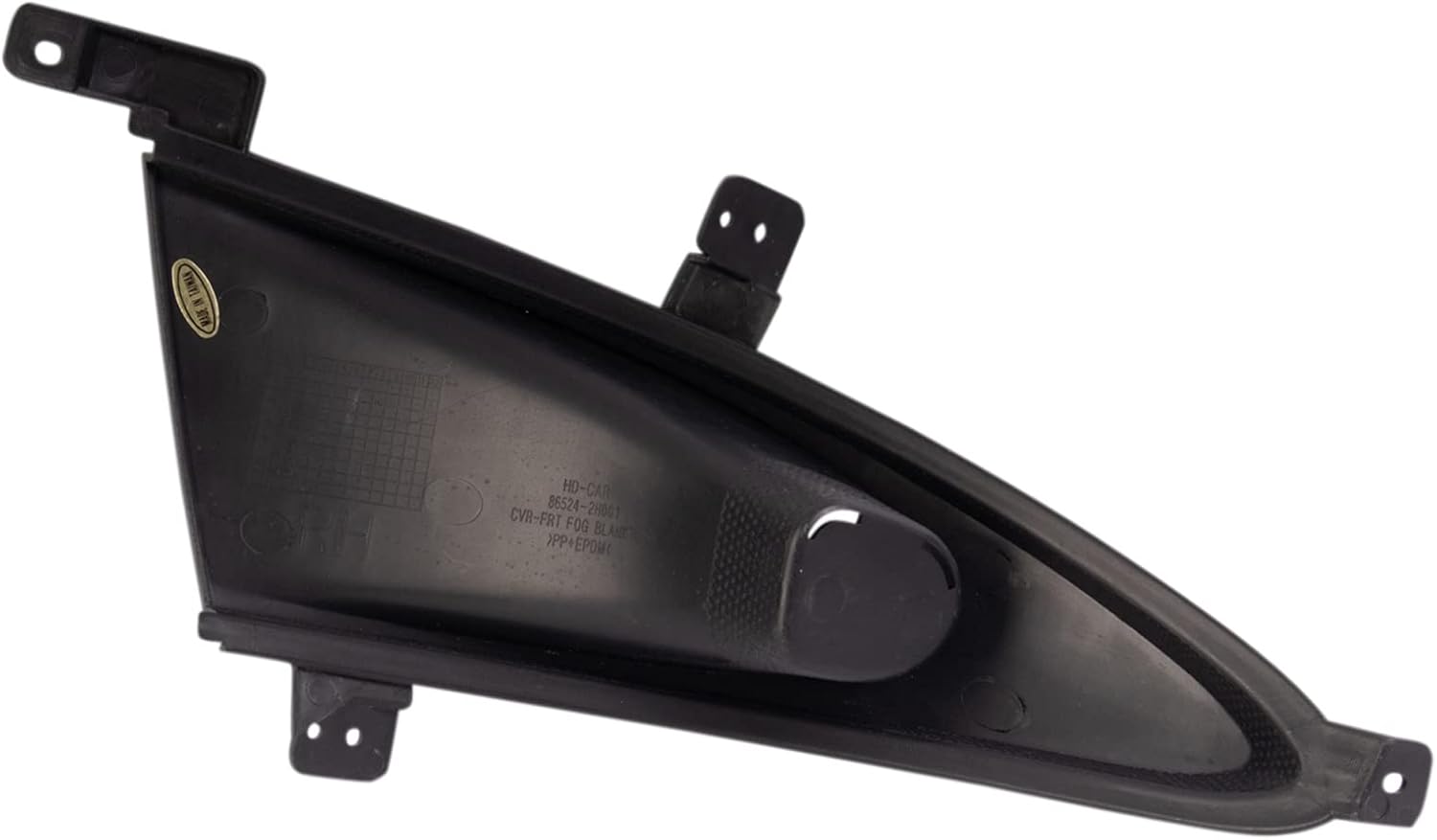 TRQ Driver & Passenger Side Fog Light Hole Cover Set,Fog Light Cover Set Compatible with 2007-2010 Hyundai Elantra HY2598103 HY2599103