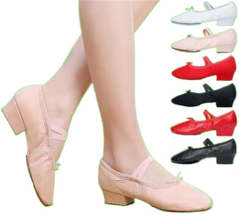 Pointe Shoes, Belly Yoga Dance Shoes Teachers Shoes Dance Slippers for Girls Toddlers