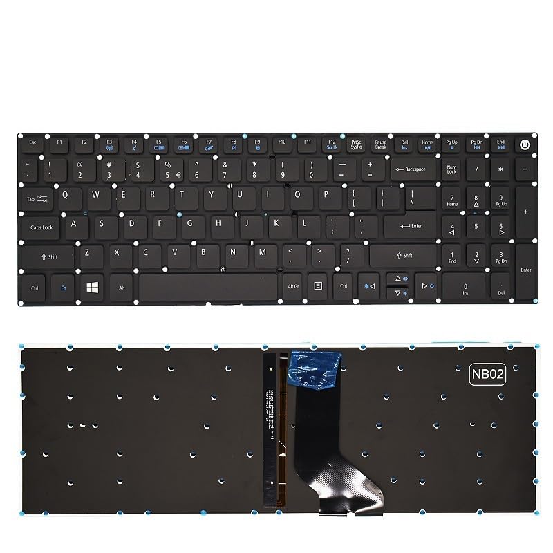 Clavier russe pour Acer Aspire E15 idéal pour le télétravail