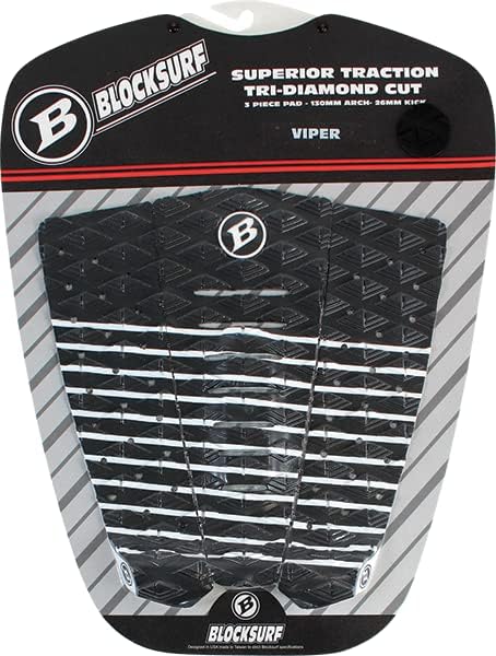 Boardparadise Block SURF Viper TAILPAD BLK/White