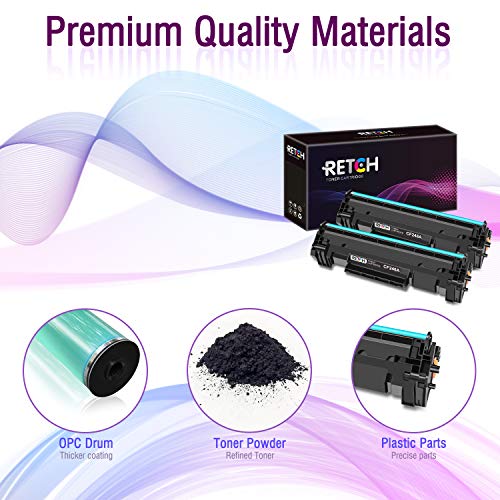 RETCH Compatible Toner Cartridge Replacement for HP CF248A 48A for HP Laserjet Pro M15w M15a M16a M16w HP Laserjet MFP M28w M28a M29a MFP M29w 48A CF248A Printer Toner (Black 2 Pack)
