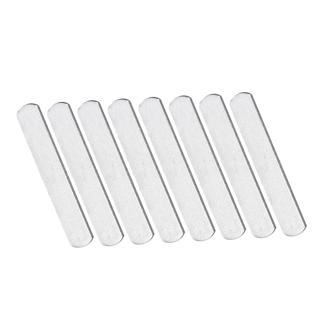 TOYANDONA Gewichtsstahlplatten als Zubehör zur Kraftsteigerung 8 Stück aus Stahl 12x2,5x0,7cm für Gewichtswesten und Sandtaschen Beim Heimtraining