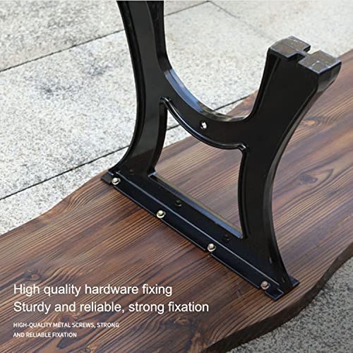 Muebles de jardin comodos con acabado de madera noble y metal 6