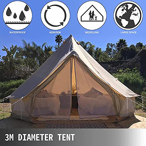Carpa tipi GeRRiT de lona impermeable 4 estaciones miniatura 5