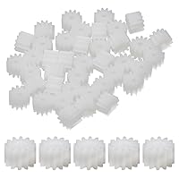 Vista 1 de Othmro Engranajes de plástico 12 dientes modelo 122A reductor engranajes de gusano de plástico para RC coche robot motor