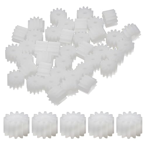 Othmro Engranajes de plástico 12 dientes modelo 122A reductor engranajes de gusano de plástico para RC coche robot motor