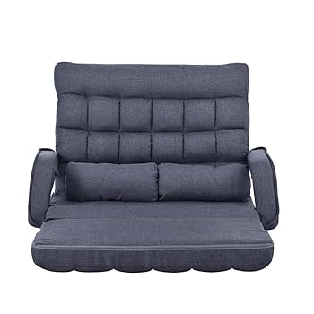 ライトグリー　2人掛けソファーベッド　リクライニング　折り畳み BTM 新発売！ソファベッド 二人掛け PUレザー 座椅子 折り畳み