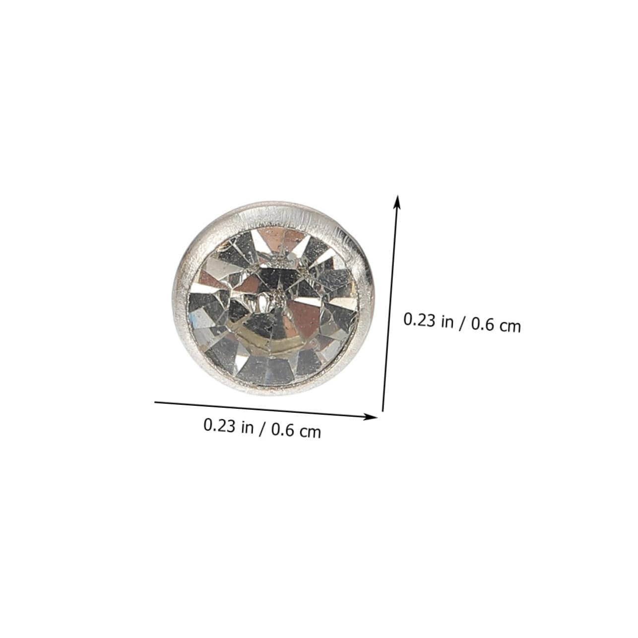Lurrose 1000 Juegos remaches diamante Remaches para ropa herramientas para manualidades espiga cuero chaqueta jeans decoración remache artesanal cuero remaches para cuero Metal
