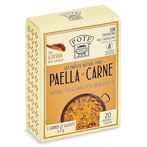 POTE sazonador para paella de carne caja 43 gr