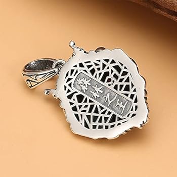 Herenketting met leeuwenkop, 925 sterling zilver, leeuwenkop, wolfskop, kruis, cirkelvormige hanger, Viking, punk, amulet, dier, ketting, sieraad, kerstcadeau voor dames en jongens, Sterling zilver