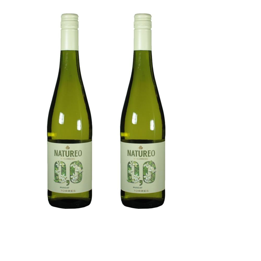 Vorteilspaket (2x0.75L) Natureo Muscat MILD alkoholfreier Wein Miguel Torres/ErnenWein/Grocery