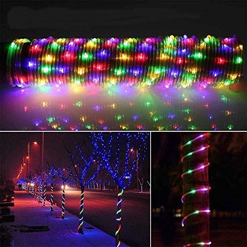 Ambaret Led Rope Light Twinkle Battery Operated String Lights 40Ft 120 Led Fairy Light, 8 Color Changing Waterproof Strip Light For Bedroom Garden Outdoor Party Decoration (Multi-Color) #TOP7