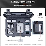 Lykus Titan MM510 Waterproof Hard Case for DJI Mini 5 Pro and RC2/RC-N3, Support 7 batteries and RC lanyard [CASE ONLY] - Image 3