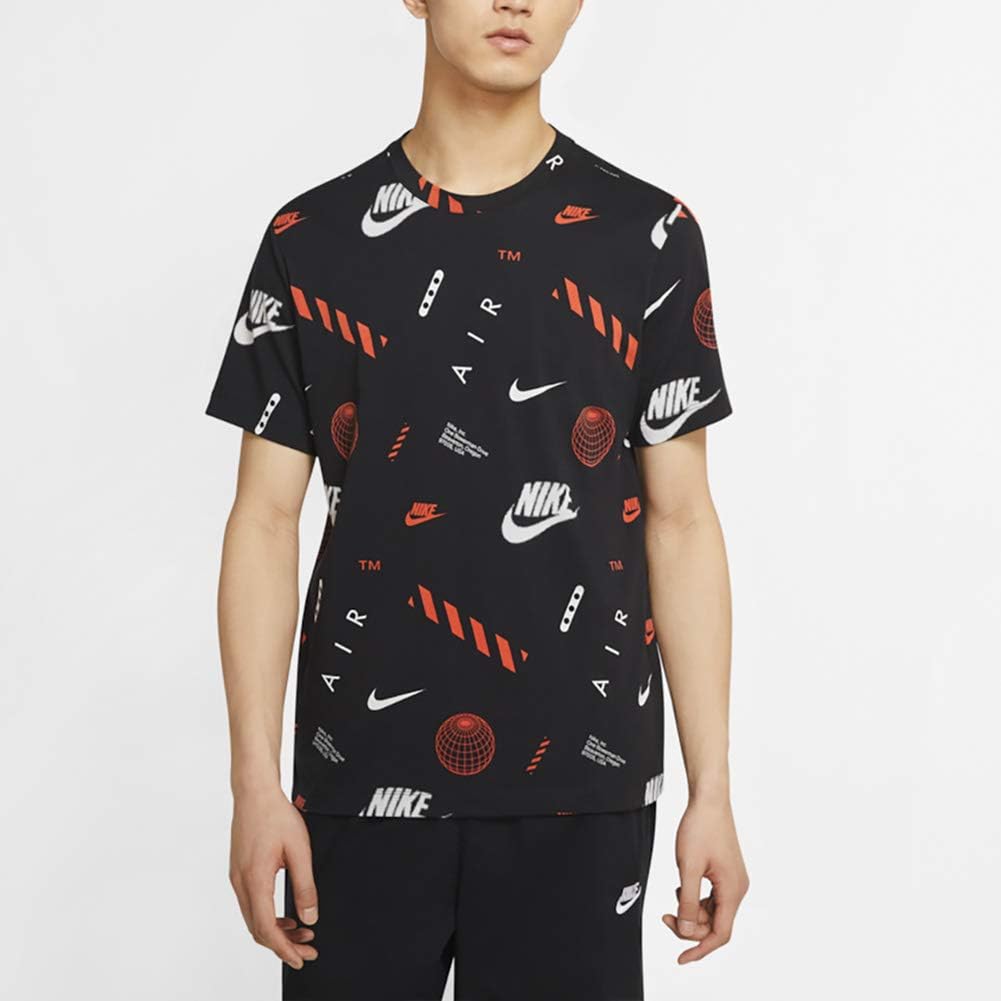 Nike Mens AOP Footwear T-Shirt Black