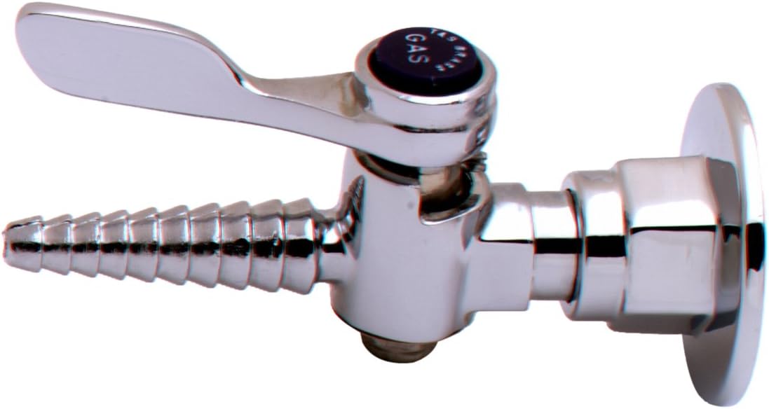 T&S Brass BL-4250-01 Lab Panel Flange with Hose Cock, 3/8-Inch Npt Female Inlet