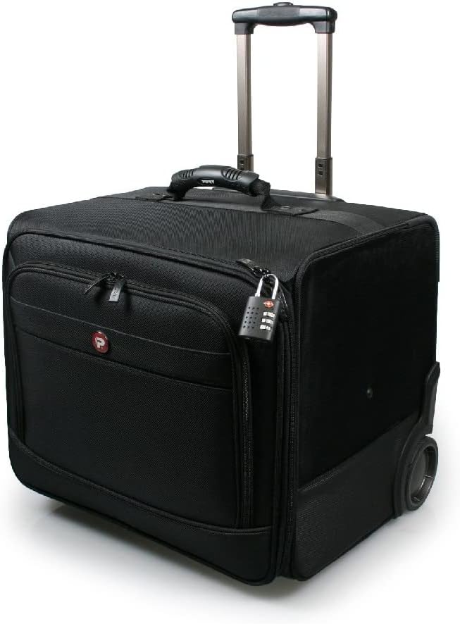 XL Bristol able Travel Business Laptop Trolley Bag for Auditor Binders/Windows/Apple/iPad & Samsung Tablets