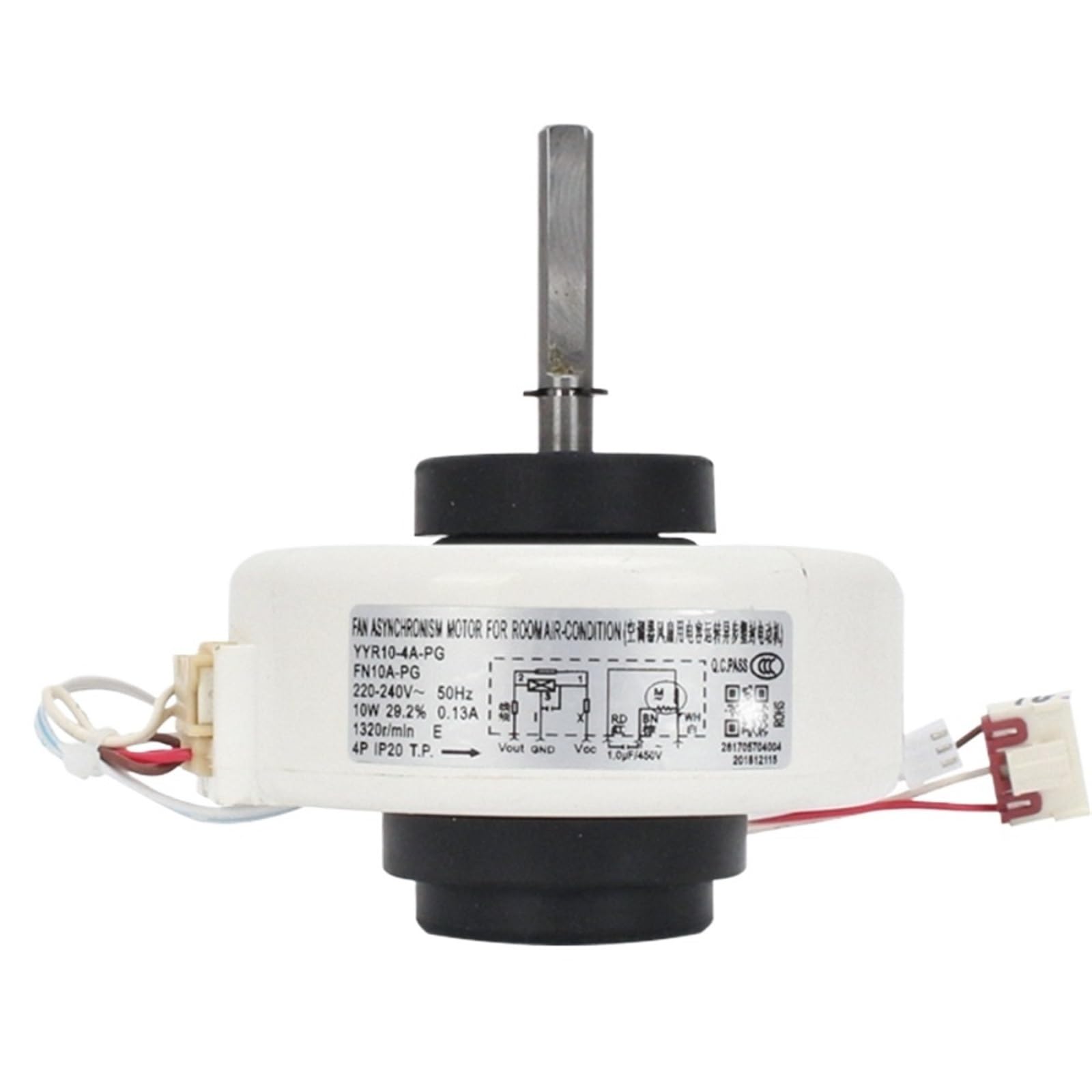 BONZMXDKHQ 1pcs YYR10-4A-PG FN10F-PG Indoor Unit AC Fan Motor Air Conditioner Conditioning Spare Parts