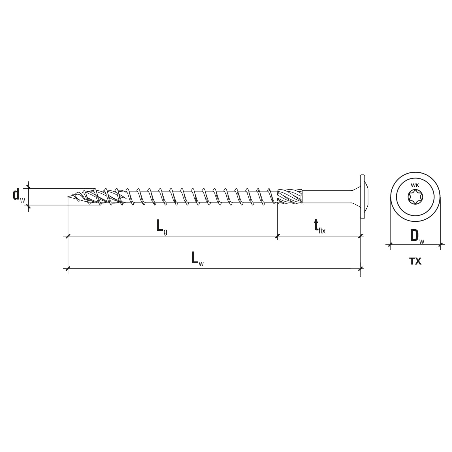 KLIMAS Wood Screws Torx, Flat Head Screws TX Yellow Screws, Flat Head Screws Wood, Flat Head, Screws Set Torx - Image 2