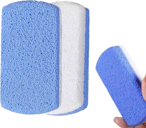 2 Pcs Pumice Stone for Feet – Professional-Grade Foot Scrubber, Removes Calluses, Dead Skin, and Smoothens Feet, Ideal for Home Pedicure