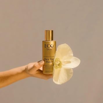 Eco Tan Face Tan Water | Natural Gradual Face Tan | Hyaluronic Acid | Non-Comedogenic | No Fake Tan Smell | 100ml