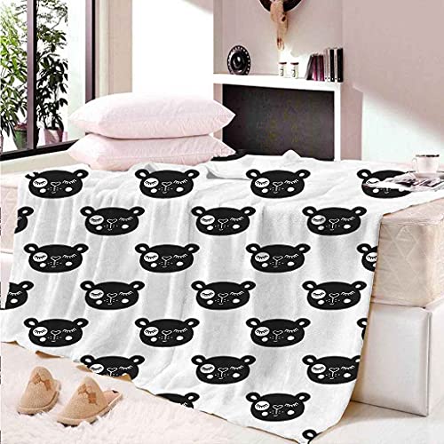 Couverture polaire chaude impression 3D microfibre toutes saisons