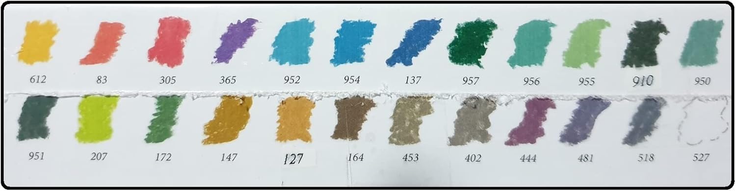 Sennelier zestaw suchych pastelowych kred, 24 pastelowe kolory, delikatny krajobraz, bardzo drobny, sztuczna jakość (import z Francji)