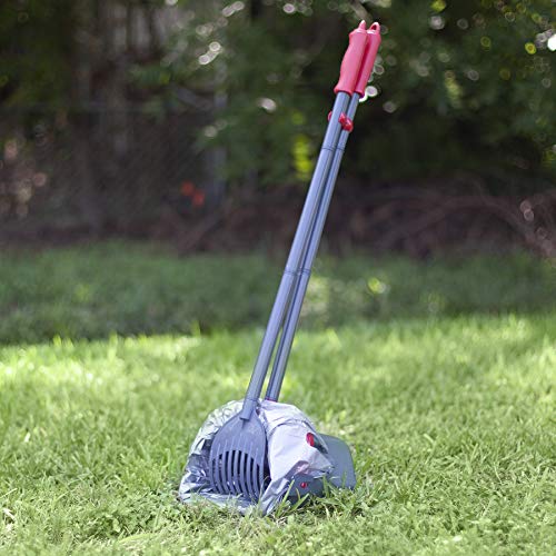 Petmate Clean Response Swivel Bin & Rake Pooper Scooper, Plastic Handle