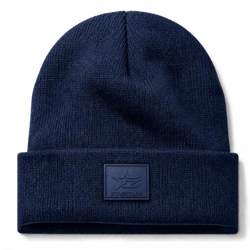 Image of Beanie for Men Women Warm Winter Hat Windproof Thick Knitted Cuffed Unisex Skull Cap