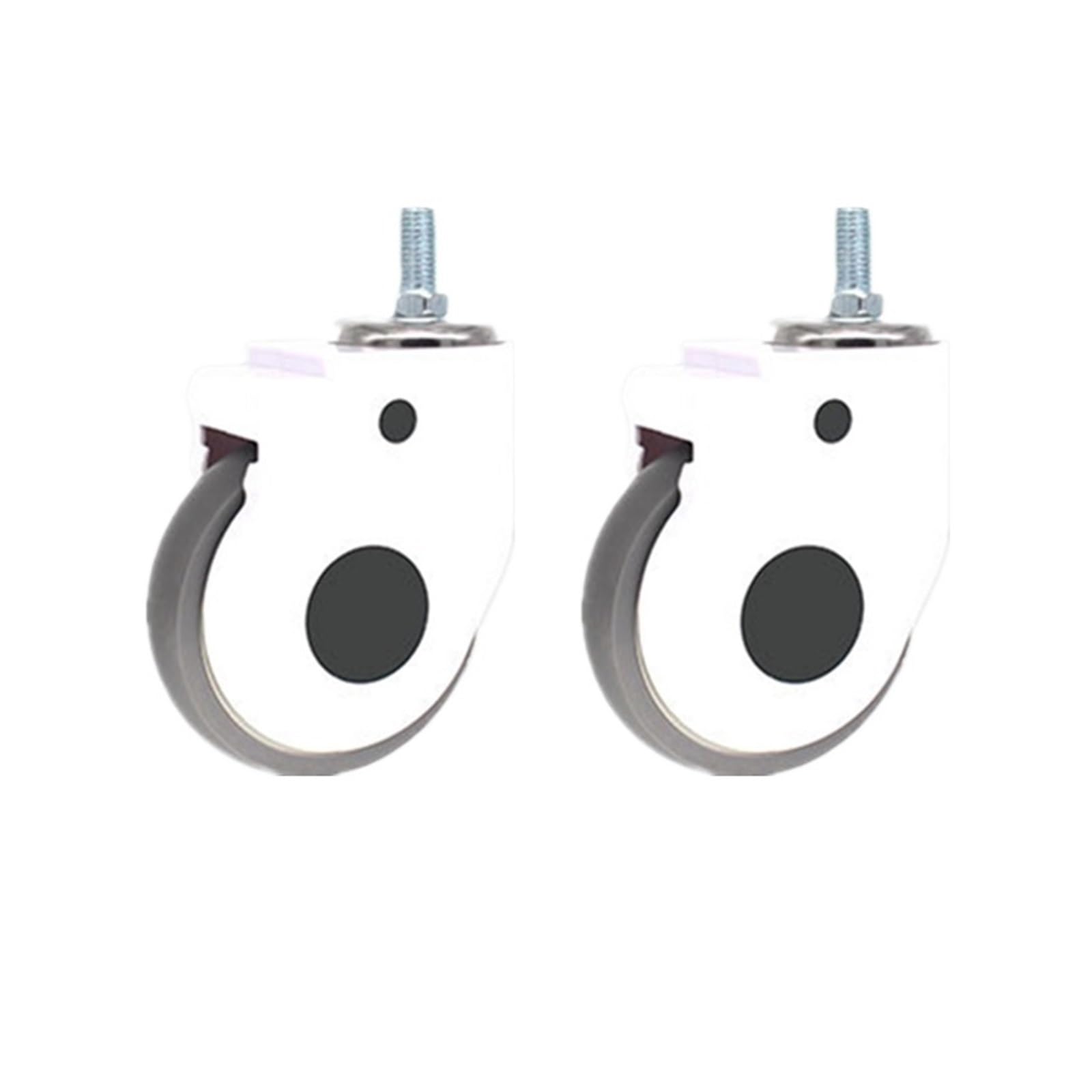 MXXDMOPD 2PCS 5-inch Screw TPR Equipment casters(2 Pcs Universal)