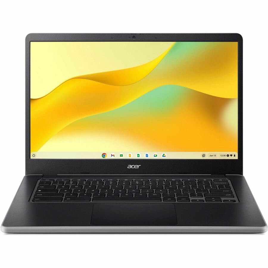 Image of Acer Chromebook 314 C936T C936T-P48W 14 inch Touchscreen Chromebook - Full HD - 60 Hz - Intel N-Series N200-8 GB - 128 GB Flash Memory - English (US) Keyboard - Black