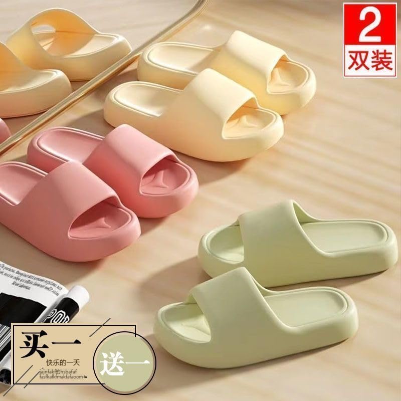 Image of DRUNKEN Slippers For Men Winter Sandals Casual Flats Home Footwear Man Girls Sliders Flip Flops Chappals Ladies Clogs Sleeper Slides Stylish Ortho Soft