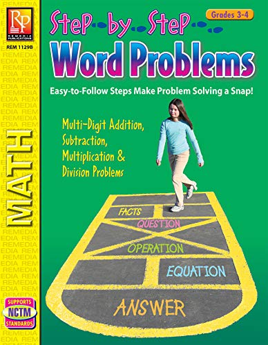 STEP-BY-STEP WORD PROBLEMS (GR. 3-4) (English Edition)
