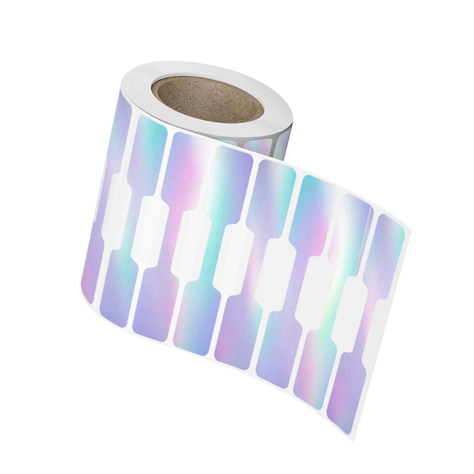 HYQOUKLR Merchandise Marking Tags, Jewelry Price Tags Stickers 500 Labels Multicolor 6x1.2cm(Colorful)
