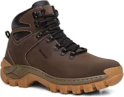Bota Coturno Adventure Arizona Couro Legítimo Palmilhas Gel