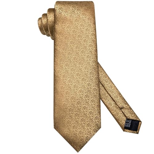 Image of Dubulle Mens Tie and Lapel Pin Paisley Striped Floral Necktie for Men Pocket Square Cufflinks 4PCS Set Wedding Party