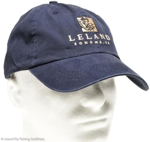 Leland Rod Company Sonoma Logo Fly Fishing Hat, Navy Blue