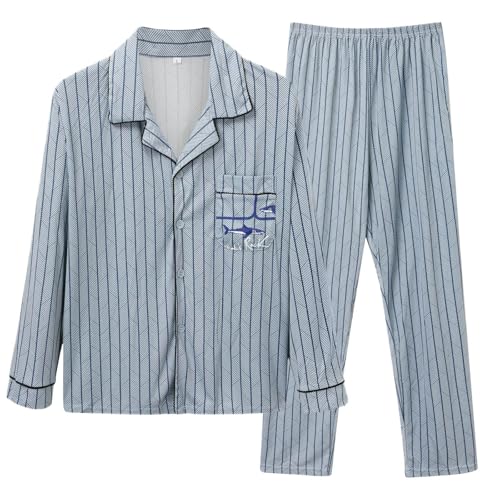 Pyjama homme cardigan finitions soignées tenue nuit haut de gamme
