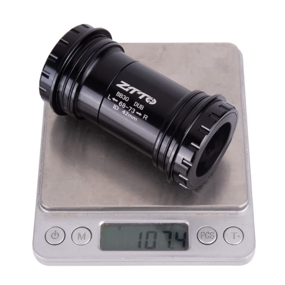 Rodamiento de pedalier, BB30 de 42 mm, ajuste a presión, rodamiento sellado, ancho de la carcasa del soporte inferior, compatibilidad para bielas DUB de 68-73 mm