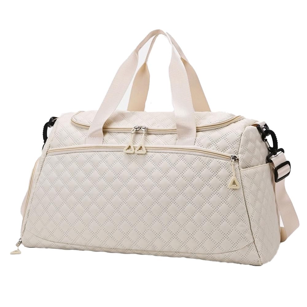 Mommy’s Magic Duffle Bag Maternity Pre Post Pregnancy Gym Foldable Bag for Travel Bag for Women Multiple Pockets Spacious Compartment Duffle Bags for Women (White) Mommy’s Magic Duffle Bag Maternity Pre Post Pregnancy Gym Foldable Bag for Travel Bag for Women Multiple Pockets Spacious Compartment Duffle Bags for Women (White)