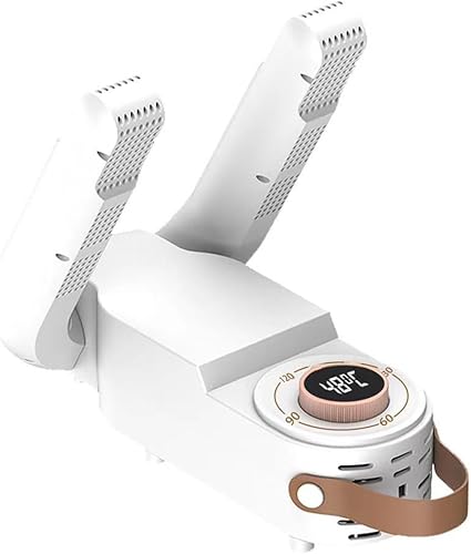 Secador de botas de trabajo, calentador de botas, secador de zapatos telescópico con temporizador inteligente, secadora de zapatos y desodorizador,